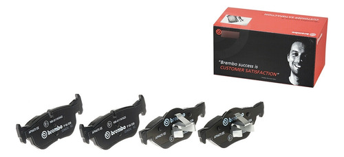 Paq Balatas Bajos Metales + Discos Tras Brembo 125i 08 - 13