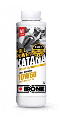 Ipone Full Power Katana 10w60 - 100% Sintet.c/ester