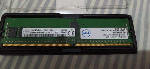 Imagem 1 de 2 de Memória Ddr4 Servidor 16gb Dell Original