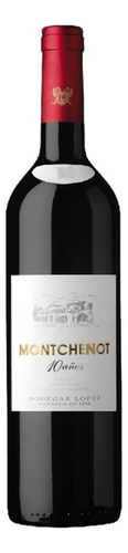 Montchenot Vino Tinto Bodegas López 10 Años 750ml