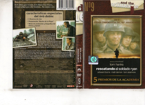 Rescatando Al Soldado Ryan (1998) (winner 9) (2 Dvd) - Mcbmi