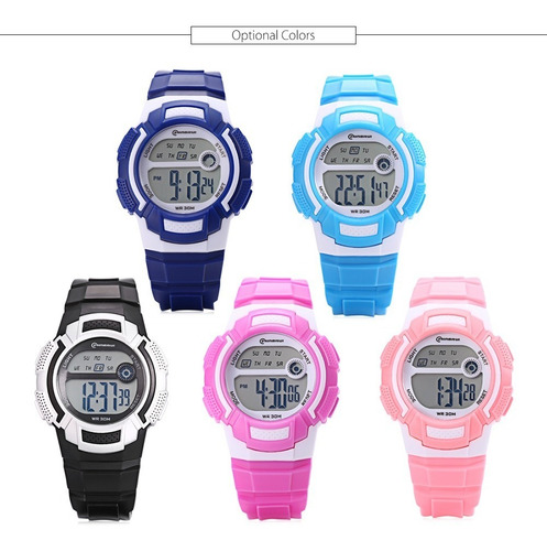 Relojes De Colores Para Niños Wr 30m