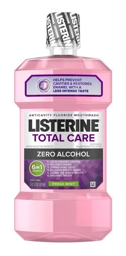 Listerine Enjuague Anticaries Total Care Zero Fresh Mint 1l 