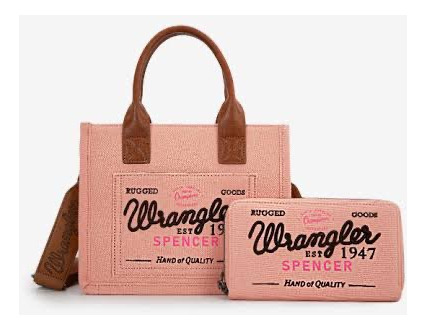 Cartera Wrangler Edición Spencer Rosa Liso