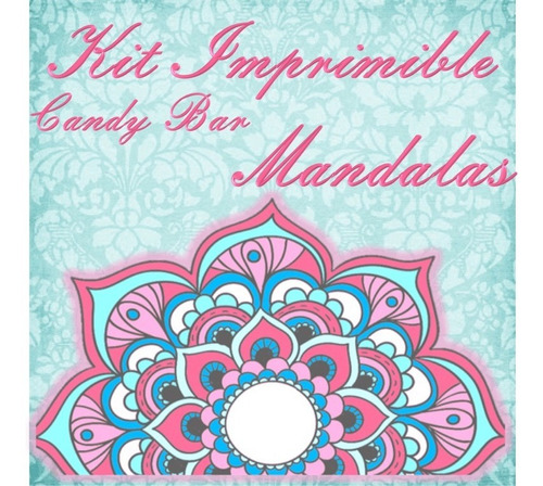 Kit Imprimible Mandalas Mis 15 Quince 50 Años Aniversario