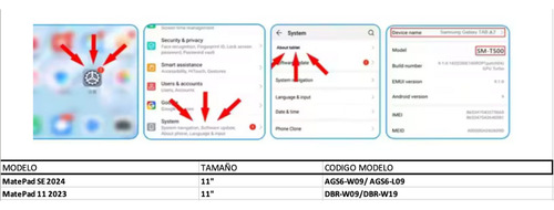 Funda Teclado + Mouse Para Huawei Matepad Se 2024 / 11 2023