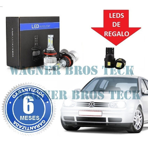 Kit Luces Led Cree H7 O H3 Vw Golf 16.000 Lms Promo