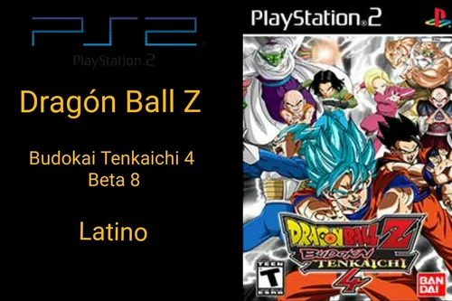 Dragon Ball Z Budokai Tenkaichi 4 Beta 8 Latino Ps2 Dvd Mercado Libre