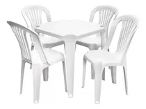 Comprar Conjunto De Mesas E Cadeiras De Plástico Bistrô - 182kg