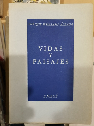 Libro:vidas Y Paisajes-enrique W.de Alzaga