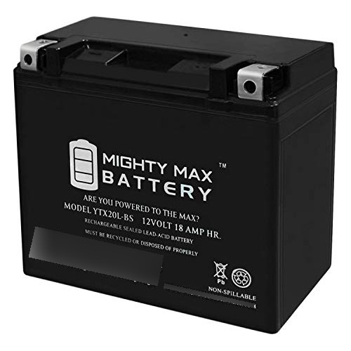 Batería Mighty Max Ytx20l-bs Power Sport Serie Agm Batería S