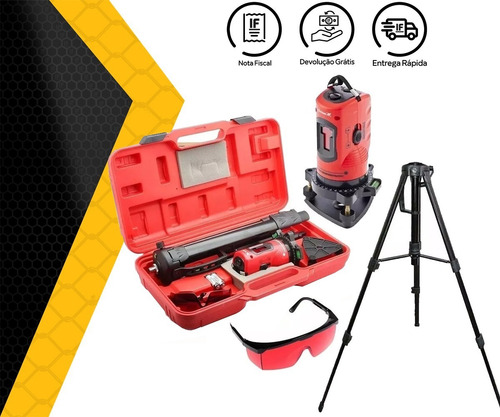 Imagem 3 de 5 de Nível Laser 150 Mm C/ Tripe Autonivelameto Em Cx Plast. Mtx