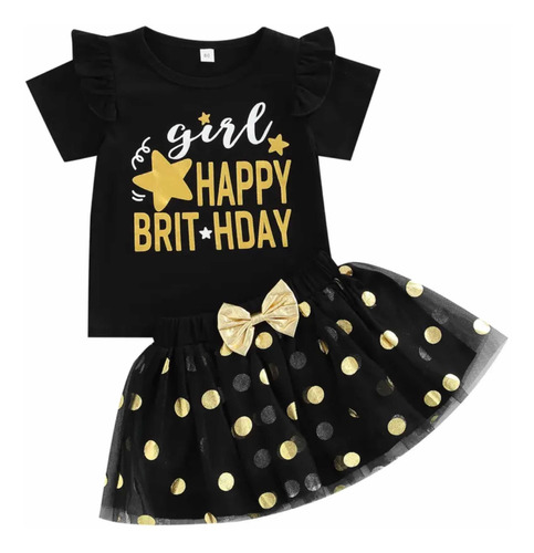 Conjunto Niña ( Playera/ Tutu ) Cumpleaños