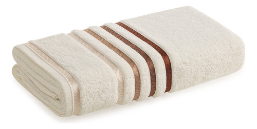 Juego De Toallas 4 Karsten Lumina 2 Baño Y 2 Mano Color Ivory 1112/ Marrón