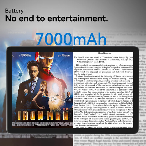 Tablet Android 2 En 1 Con Teclado Y 128 Gb De Almacenamiento