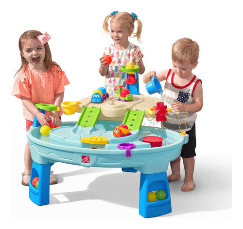 Centro De Aventuras Con Mesa De Agua Para Niños, Azul