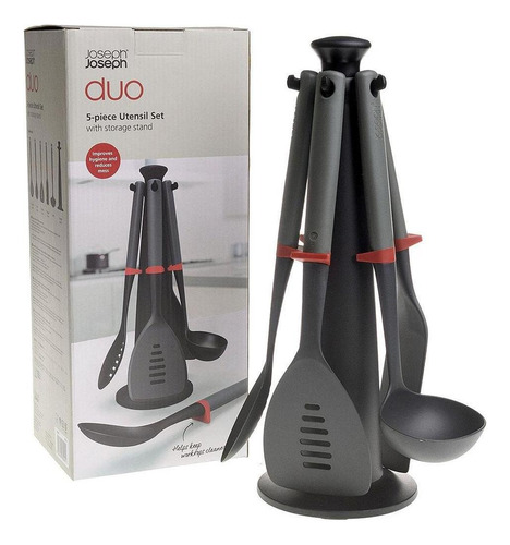Kit De Utensílios De Polipropileno Com 5 Peças Cor Outro