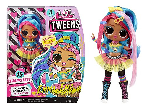 Lol Sorpresa Tweens Serie 3 Emma Emo Moda Muñeca Con 81yhi