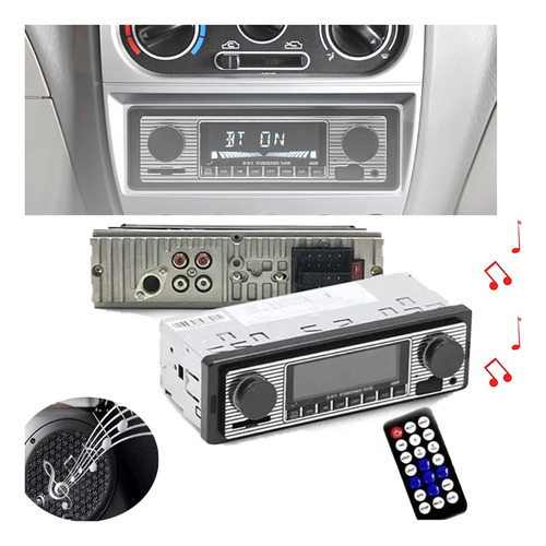 Rádio Retrovintage Bluetooth Usb Carro Antigo Opala