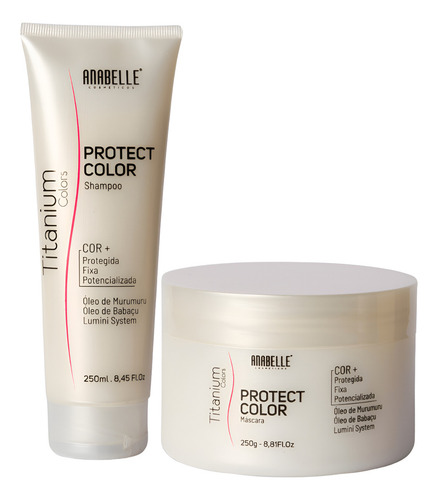 Kit Protect Color Shampoo + Máscara Anabelle Cosméticos