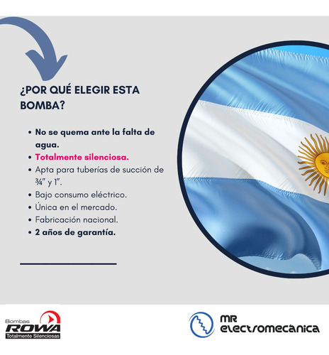 Imagen 3 de 10 de Bomba De Agua Elevadora Inteligente 20 Rowa