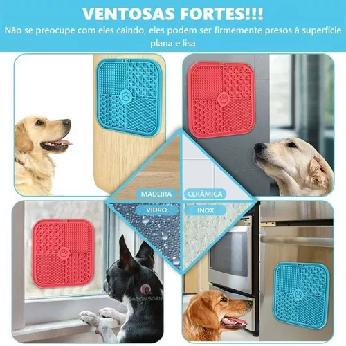 Comedouro Lento De Lamber P/ Cães Pet Games Labirinto