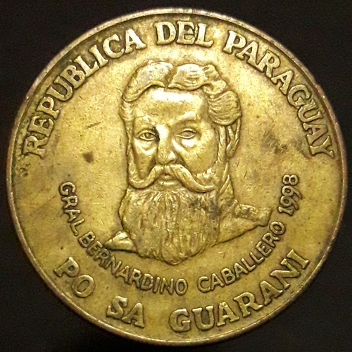 Moneda Paraguay 500 Guaraníes 1998