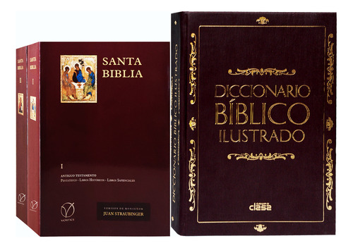 Santa Biblia De Straubinger + Diccionario Bíblico Ilustrado