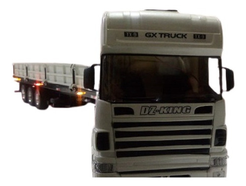 Caminhao Scania C/carreta Carga Seca Esc:1/24 Toco Personali