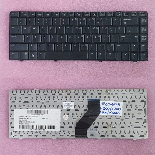 Teclado Netbook Hp Compaq F500 C500/700 V6000 Us