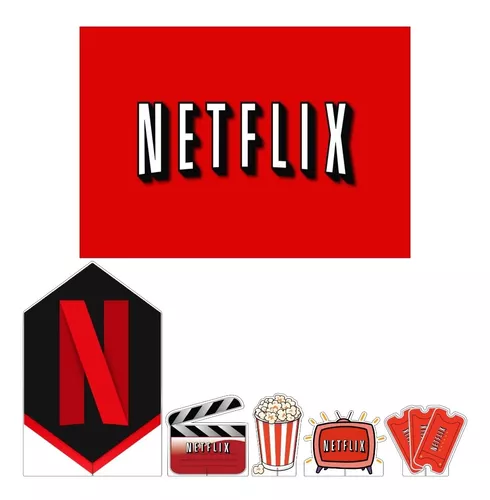 Kit Display Decorativo Festa Infantil Netflix