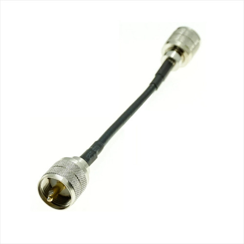 Cable Adaptador 15cm Pigtail Pl-259 A Pl259, Rg58, 50 Ohm