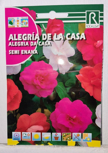 Semillas Alegría De La Casa 0.2g Huerto Plantas Flores