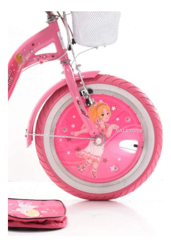 Bicicleta Blessed Princess Aro 16 Para Niña Con Canasto