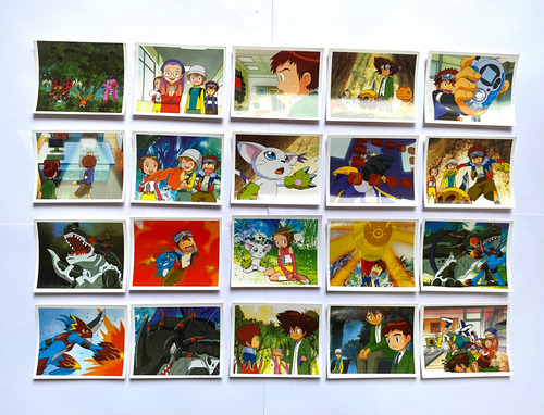 Figuritas Digimon 2. Son 40 Unidades. Lotes 3 Y 4 Digimon Personajes
