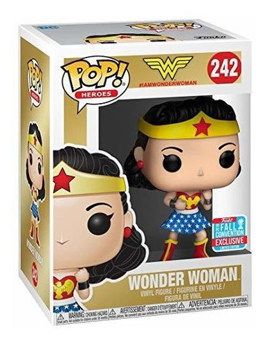 Funko Pop Heroes Dc Maravilla Mujer Caida Convencion Exclusi