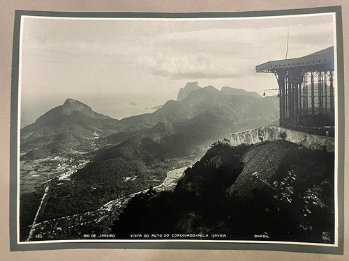 Antigua Fotografía Brasil -alto Do Corcovado -bippus 1920-28