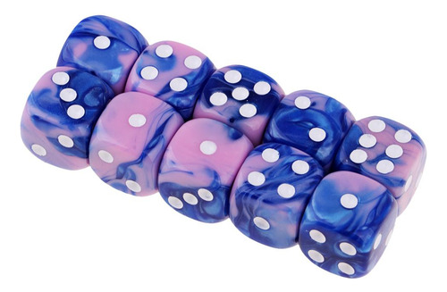 Juego De Dados De Rosa + Azul Como Se Describe Rosa + Azul