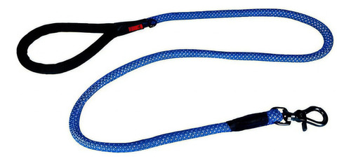 Guia Corda Kong Rope Leash Refletivo 1,5 M Azul Cachorro