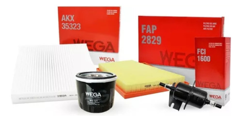  Kit Filtros Wega Fiat Argo Cronos 1.3