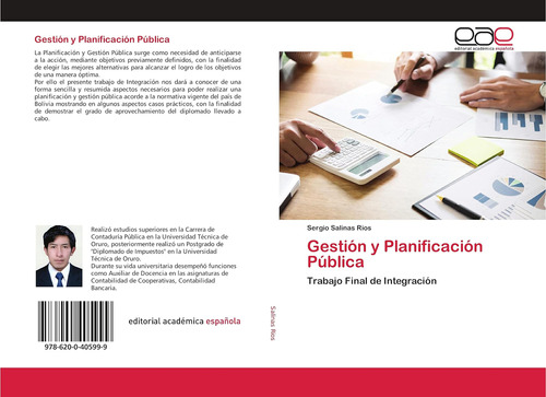 Libro: Gestión Y Planificación Pública: Trabajo Final De Int