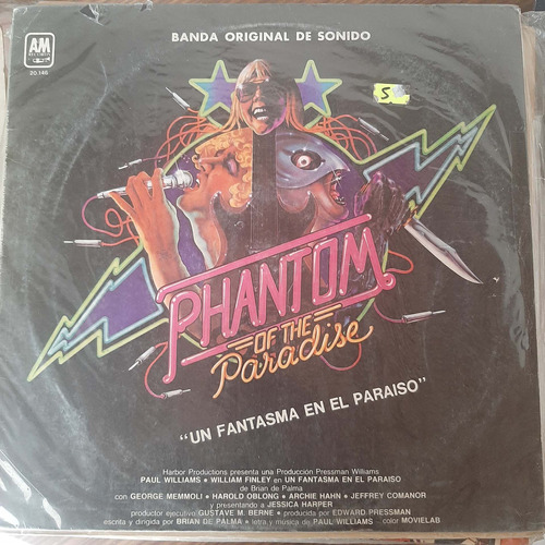 Vinilo Phantom Of The Paradise Banda Original Bs1