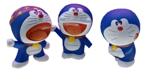 Muñecos Doraemon Colección X5 Figuras 