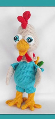 2 Patrones Gallo Bartolito Amigurumis X2 Modelos.esp.ingl+1