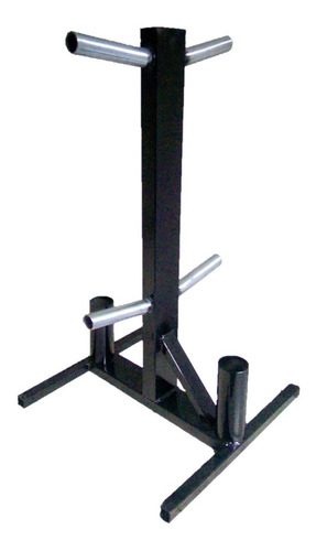 Soporte Rack Para Discos Y Barras Olímpicas De 2 Pulgada 