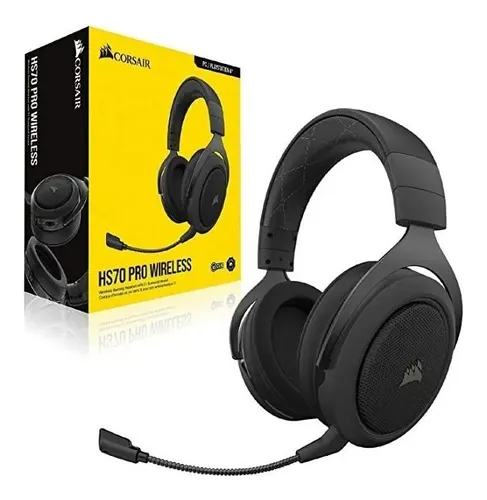 Auriculares Gamer Corsair Hs70 Pro Wireless Carbon Nickhard