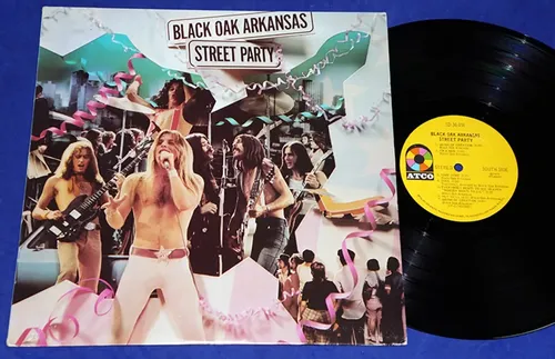 英LP Black Oak Arkansas Street Party 最初期 英LP Black Oak