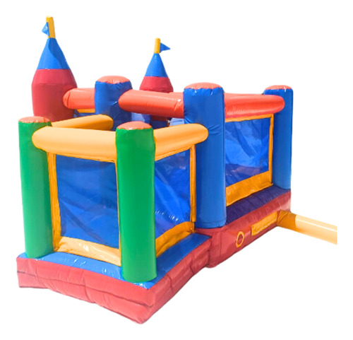 Castelo Pula-pula C/ Piscina De Bolinhas Inflável 3x2m Motor