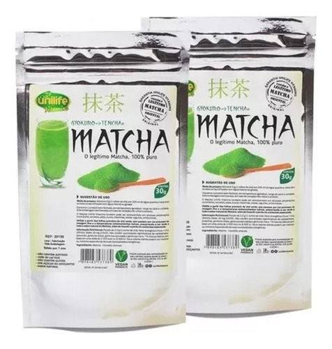 Té Verde Matcha Premium Adelgazante Japonés X2 Unilife 