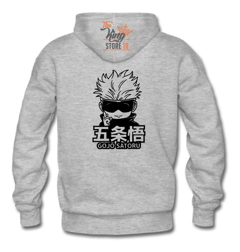 Poleron Cierre + Taza, Jujutsu Kaisen, Satoru Gojo, Otaku, Anime, Xxxl / Kingstore10